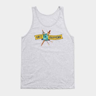 Crit Happens (20 Banner) Tank Top